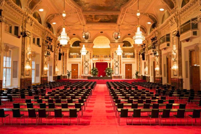 Festsaal der Hofburg indem ein Teil des Kongresses stattfinden wird