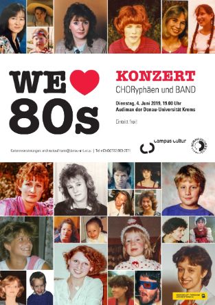 Plakat Konzert We Love 80s
