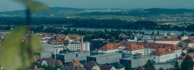 Blick auf die Stadt Krems
