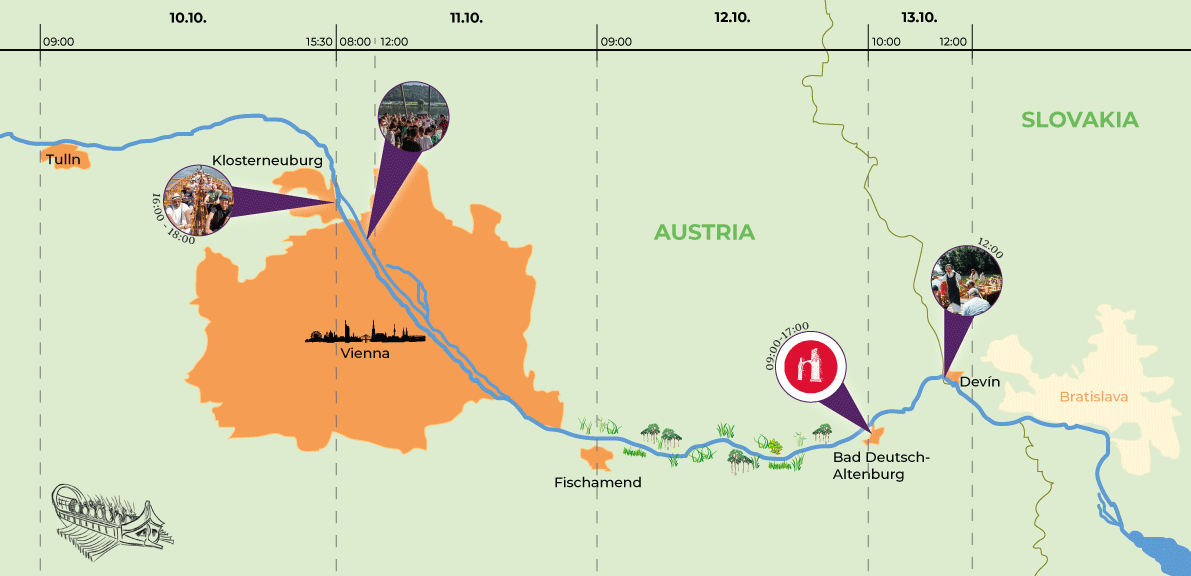 ReConnecting Cruise 2024 Asutria Map