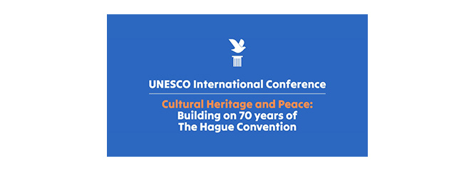 UNESCO Visual Bulding on 70 years of The Hague Convention
