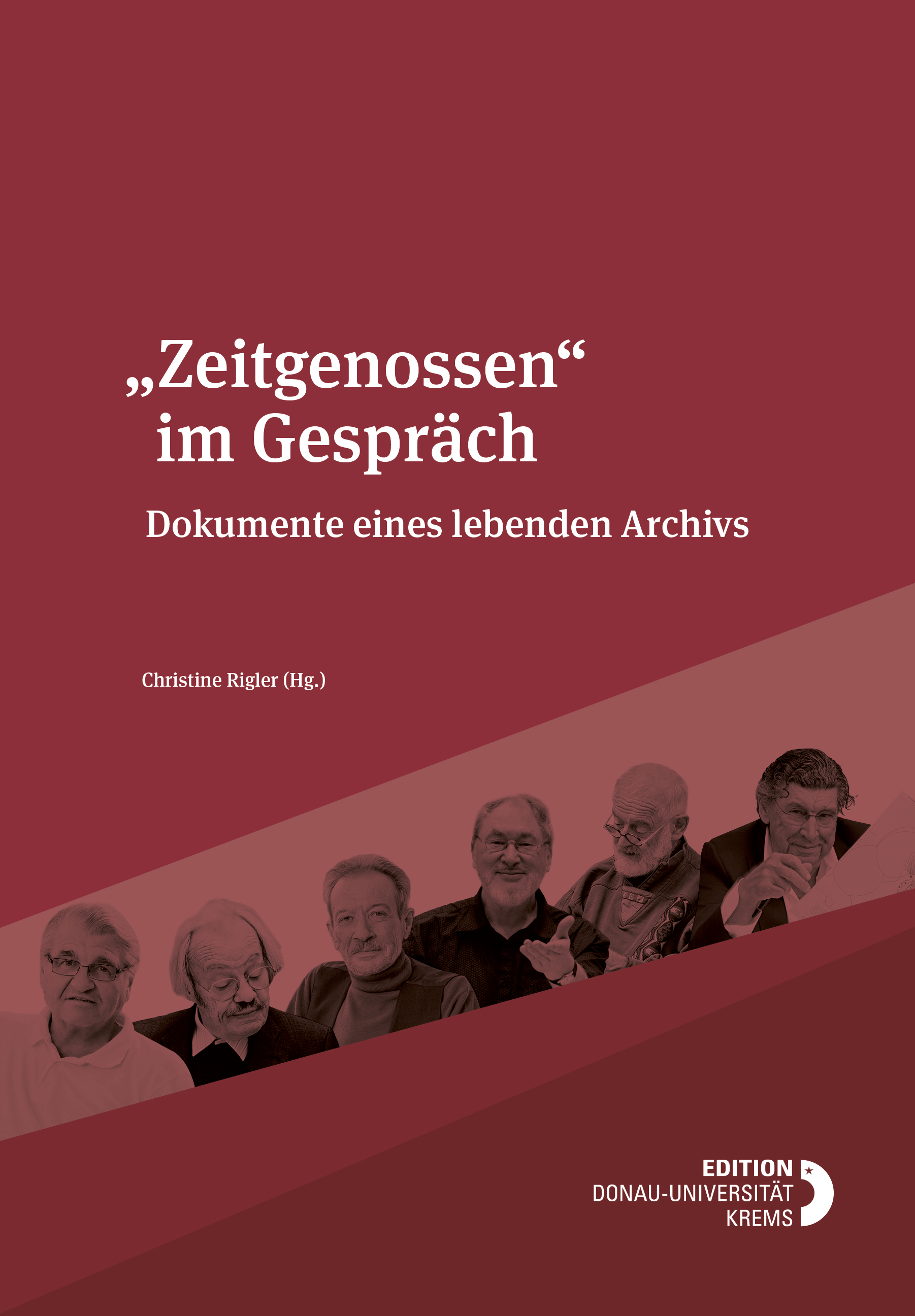 © Donau-Universität Krems Cover "Zeitgenossen in Gespräch"