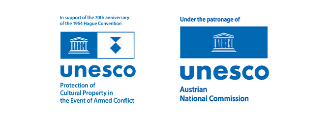 UNESCO 70th anniversary of The 1954 Hague Convention Logo